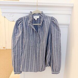 NWT Tuckernuck Pomander Place Linen/Cotton Blouse - S